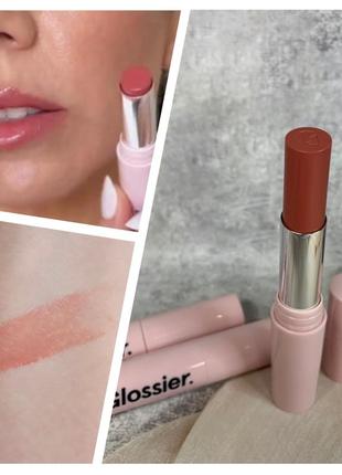 Оригинальный стойкий полупрозрачный помада ultralip от glossier оттенок villa