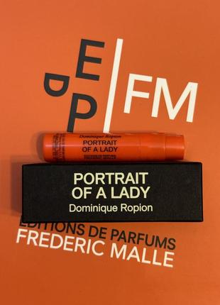 Frederic malle portrait of a lady, нова фірмова мініатюра-пробник