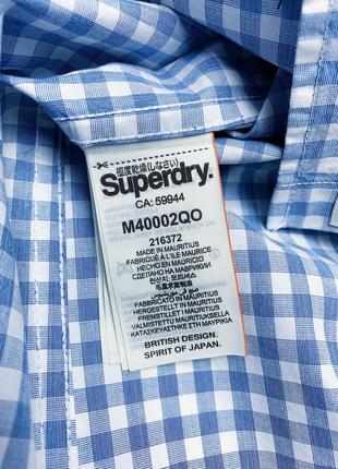 Чоловіча сорочка в клітинку superdry9 фото