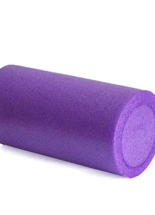 Массажный ролик мфр для спины и тела rollerua 30х15 см purple