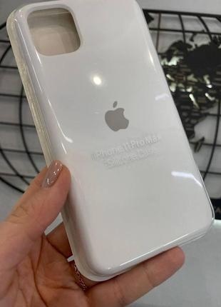 Чехол silicone case с микрофиброй для iphone 11 pro max,силиконовый чехол с микрофиброй для айфон 11 про макс3 фото