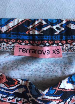 Спідниця terranova італія бавовна річна стильна кльош xs3 фото