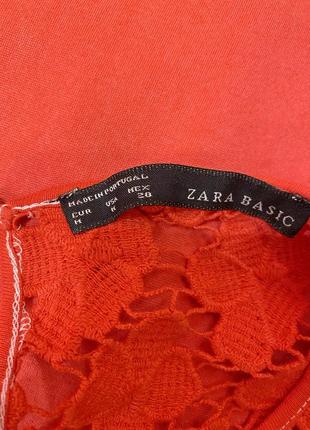 Платье с красивой ажурной спинкой zara4 фото
