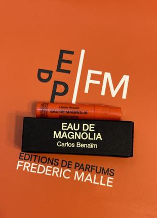 Frederic malle eau de magnolia, нова фірмова мініатюра-пробник