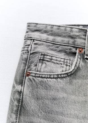 Trf high-rise wide-leg jeans8 фото