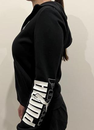 Кофта зіп puma на флісі