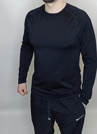 Кофта рашгард чёрная мужская marks and spencer размер - м