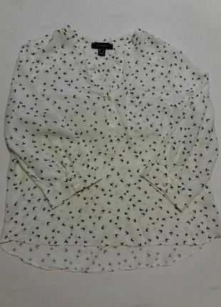 Красивая блузка с ласточками