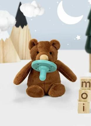 Пустушка силіконова з м'якою іграшкою minikoioi sleep buddy 0+m, moi3 фото