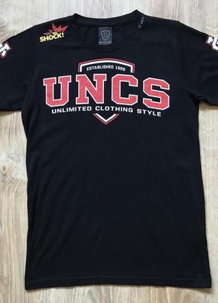 Раллийная хлопковая футболка с принтом uncs9 фото