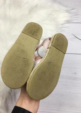 Нежно розовые эспандрильи-босоножки7 фото