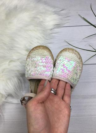 Нежно розовые эспандрильи-босоножки5 фото