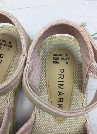 Нежно розовые эспандрильи-босоножки8 фото