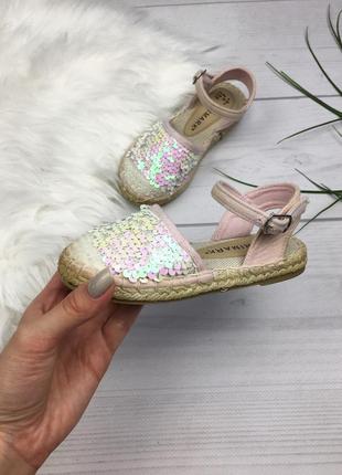 Нежно розовые эспандрильи-босоножки2 фото