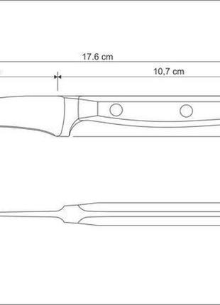 Нож для очистки кожуры tramontina century, 76 мм3 фото