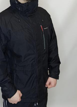 Куртка чорна чоловіча на гортексі craghoppers. розмір — м4 фото