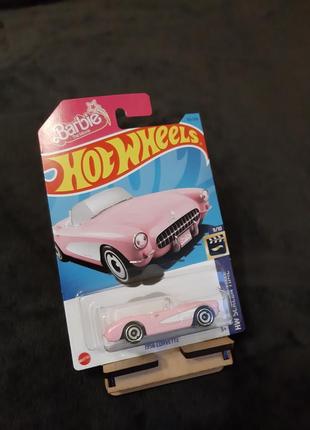 Hot wheels 1956 barbie corvette1 фото