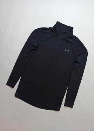 Кофта лонгслів спортивний чоловічий чорний under armour. розмір sm3 фото