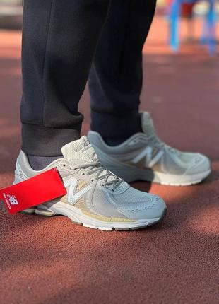 Мужские кроссовки new balance 860 серые