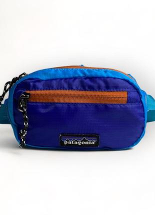 Поясная сумка patagonia ultralight black hole mini hip pack 1l голубой/синий