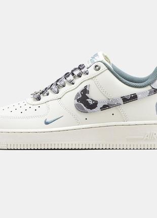 Мужские кроссовки nike air force 1 x bape 40-41-42-43-44-45