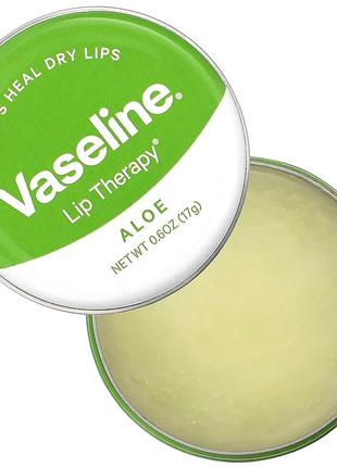 Бальзам для губ vaseline lip therapy "алое" 17 г3 фото