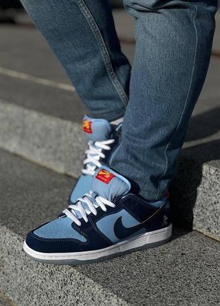 Мужские кроссовки nike sb dunk pro x why so sad 'the predatory bird'