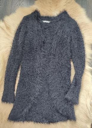 Пушистый кардиган h&amp;m на 10-12 лет