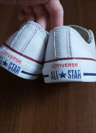 Кожаные кеды converse оригинал 24- 24,5 см3 фото