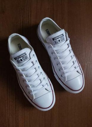 Кожаные кеды converse оригинал 24- 24,5 см2 фото