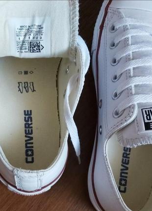 Кожаные кеды converse оригинал 24- 24,5 см4 фото