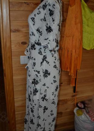 Роскошное платье asos в цветы горох и с рюшами!10 фото