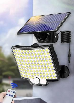 Светильник на солнечной батарее с датчиком движения solar wall lamp  shop2 фото