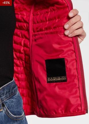 Женская безрукавка жилетка размер xs красная napapijri3 фото