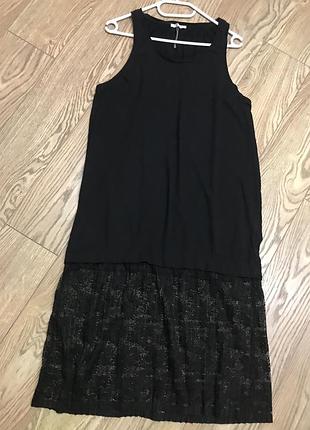 Платье сарафан zara, p. l(30)/ 14-16