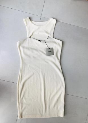 Сексуальное молочное платье от asos