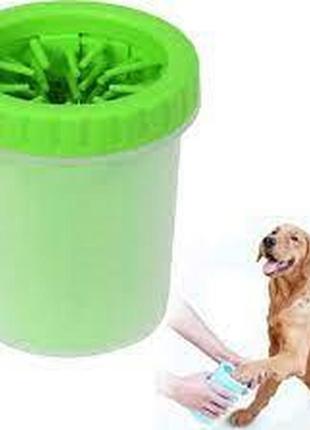 Лапомийка soft gentle silicone bristles салатова