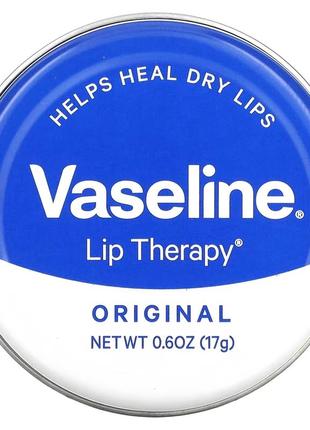 Бальзам для губ vaseline lip therapy "оригінальний" 17 г