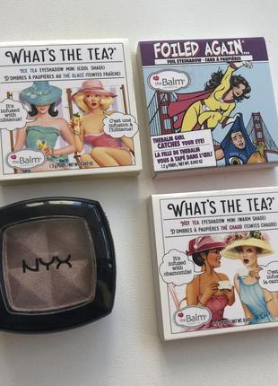 Тени the balm, nyx