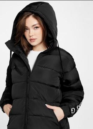 Куртка женская черного цвета s с guess сша3 фото