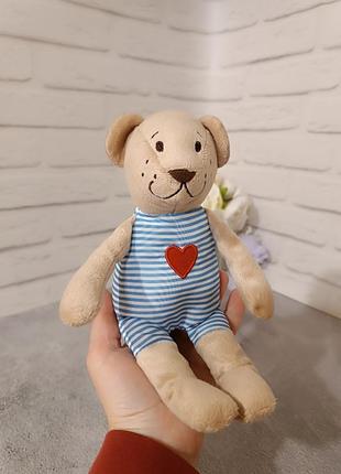 М'яка іграшка ведмедик ikea бежевий 21 см4 фото