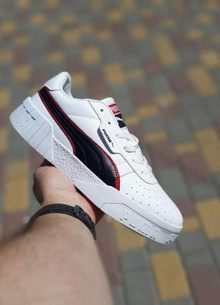 Мужские кроссовки puma cali белые скидка sale <unk> smb