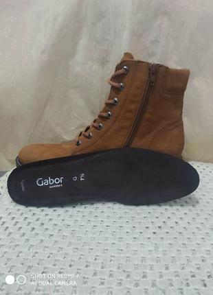 Шкіряні легенькі черевики gabor comfort opti fit5 фото