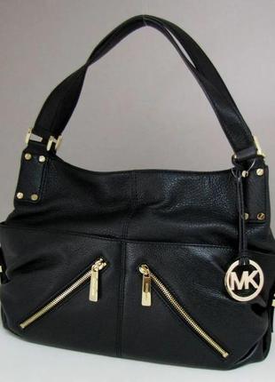 Сумка из мясистой натуральной кожиmichael kors оригинал