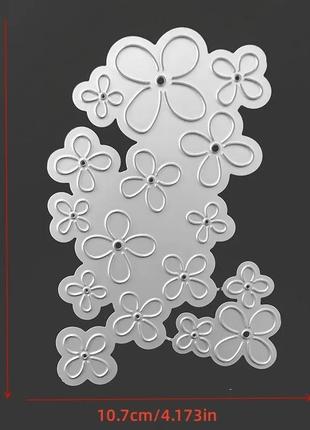 Металлический штамп, трафарет, скрапбукинг