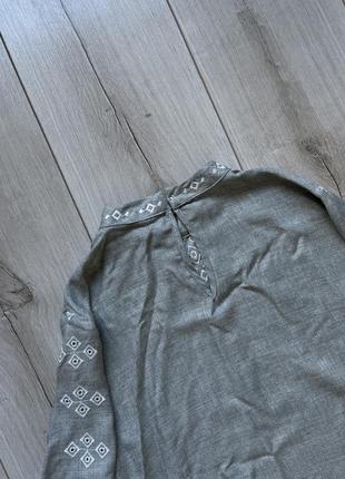 Рубашка с ажурной вышивкой, бренд zara8 фото