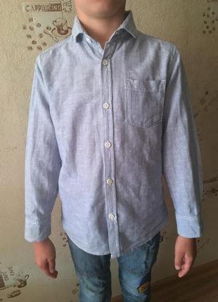 Стильная рубашка next на 6 лет некст