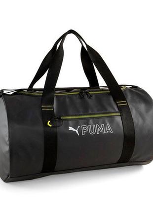 Сумка puma fit duffle чорний, жовтий діт 50 х 27 х 27