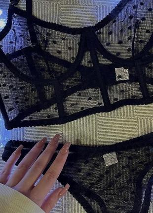 Корсетный комплект белья😍