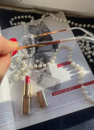 Шикарные новые имиджевые очки, прозрачная линза, красивая оправа🔥 люкс